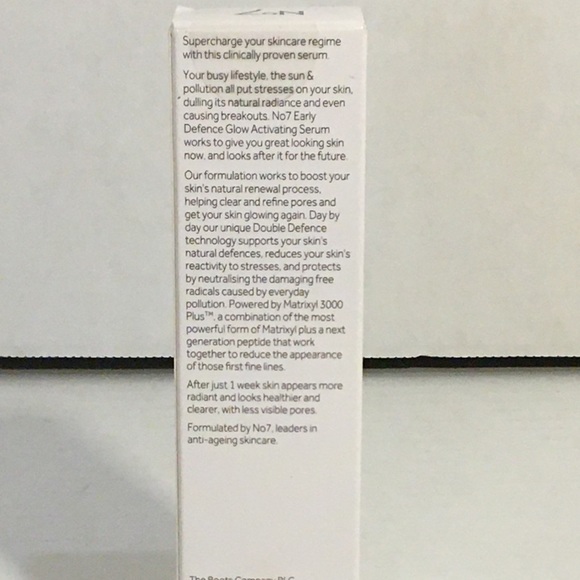 3/20% No7 Early Defence Glow Activating Serum - Picture 3 of 3